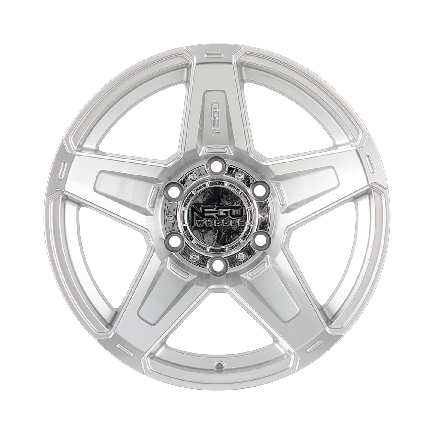NEGU50 17x9 ET-24 (6x139.7) CB110- Silver Machined Face