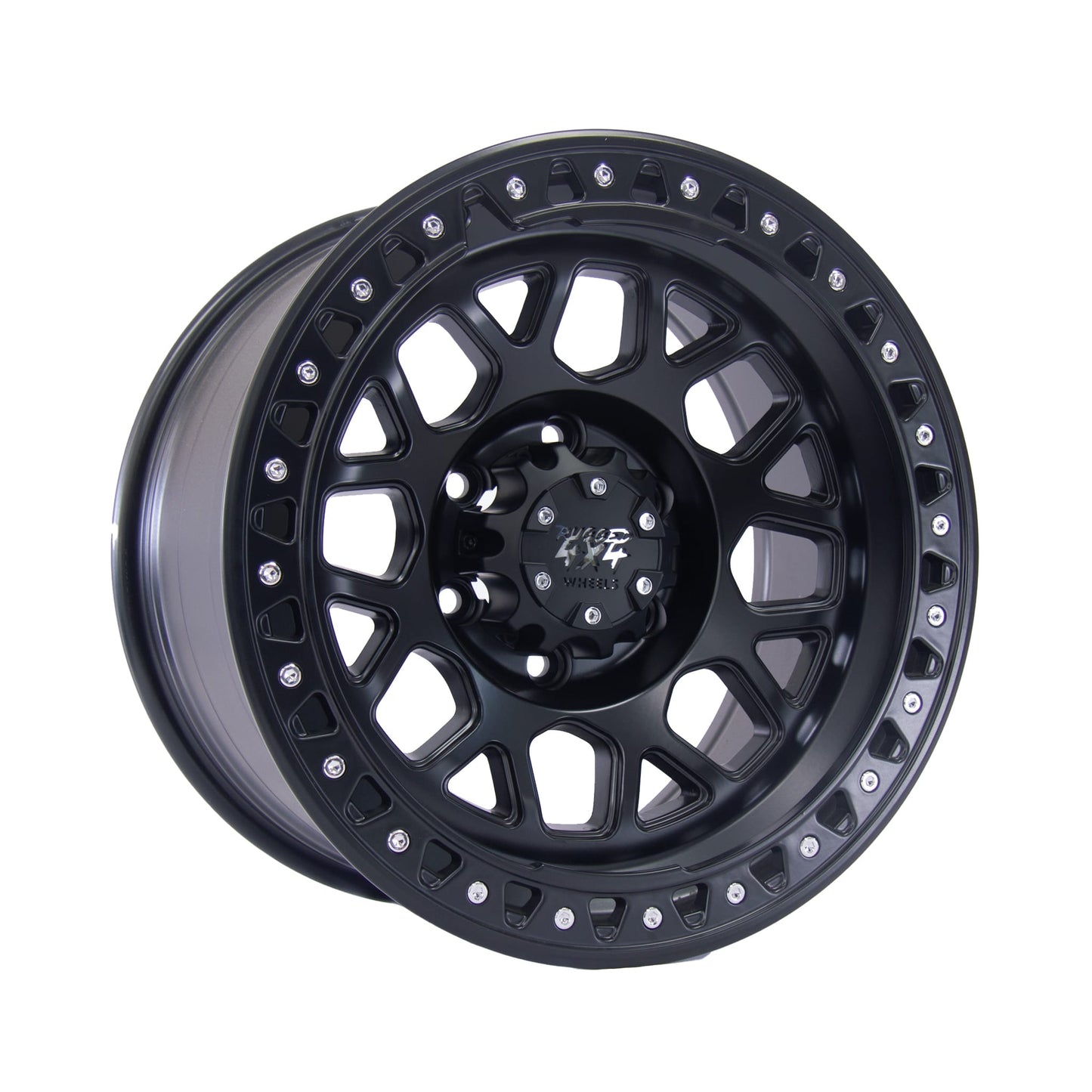 Rugged Storm Alloy Wheel 17x9 (6x139.7) ET0 CB110 -Black