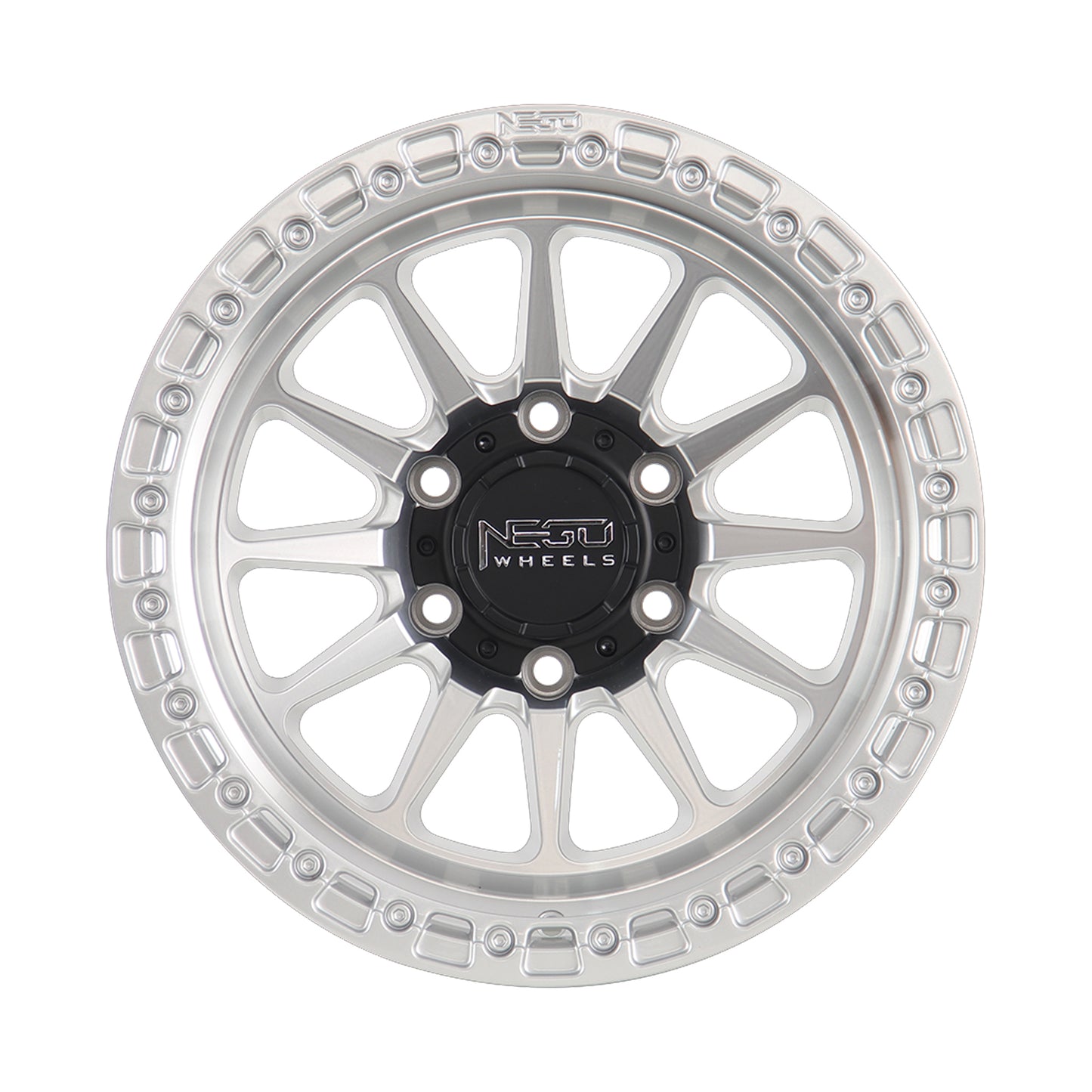 NEGU07 18x8.5 ET12 (6x139.7) CB106.2 - Silver Machined Face