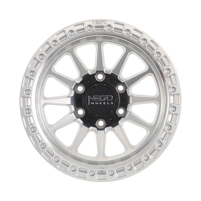 NEGU07 18x8.5 ET12 (6x139.7) CB106.2 - Silver Machined Face