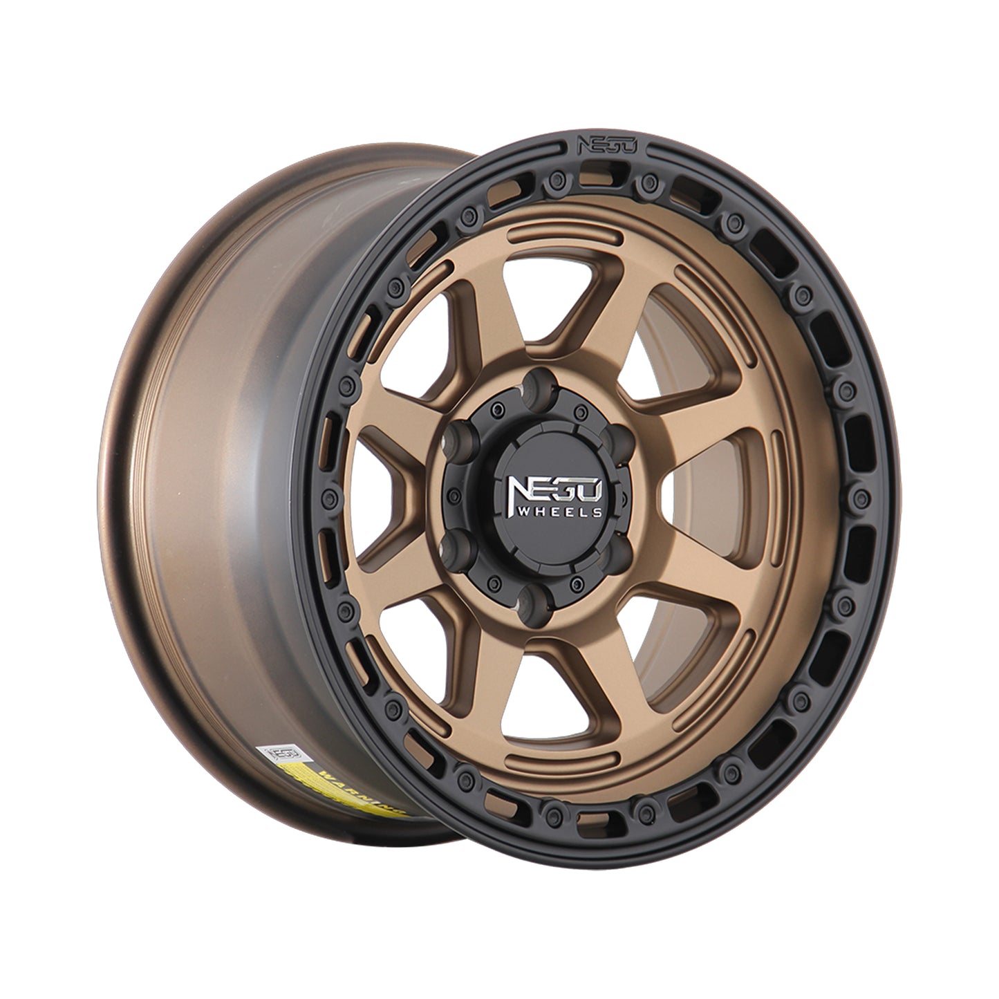 NEGU08 18x8.5 ET12 (6x139.7) CB110 - Bronze+black lip
