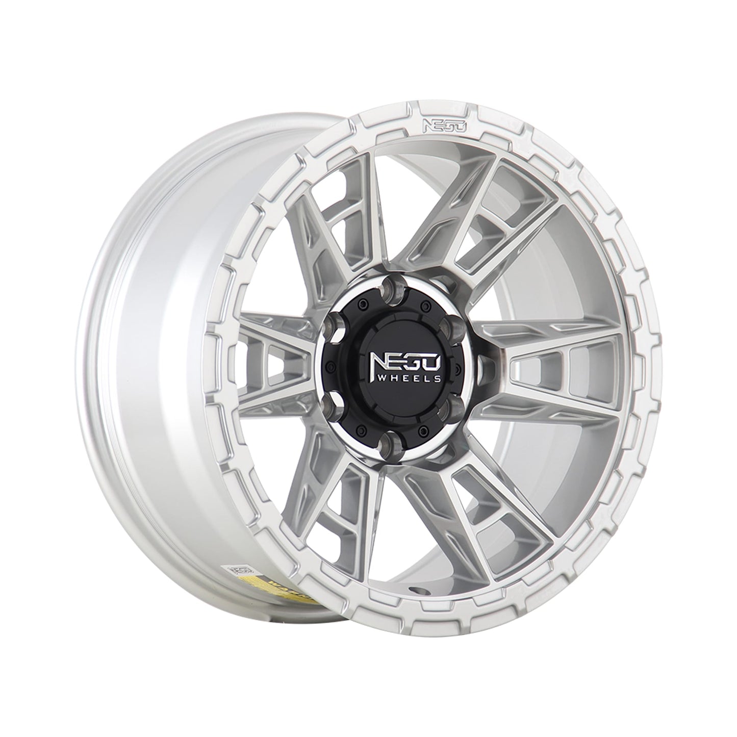 NEGU10 17x8.5 ET12 (6x139.7) CB110- Silver Machined Face