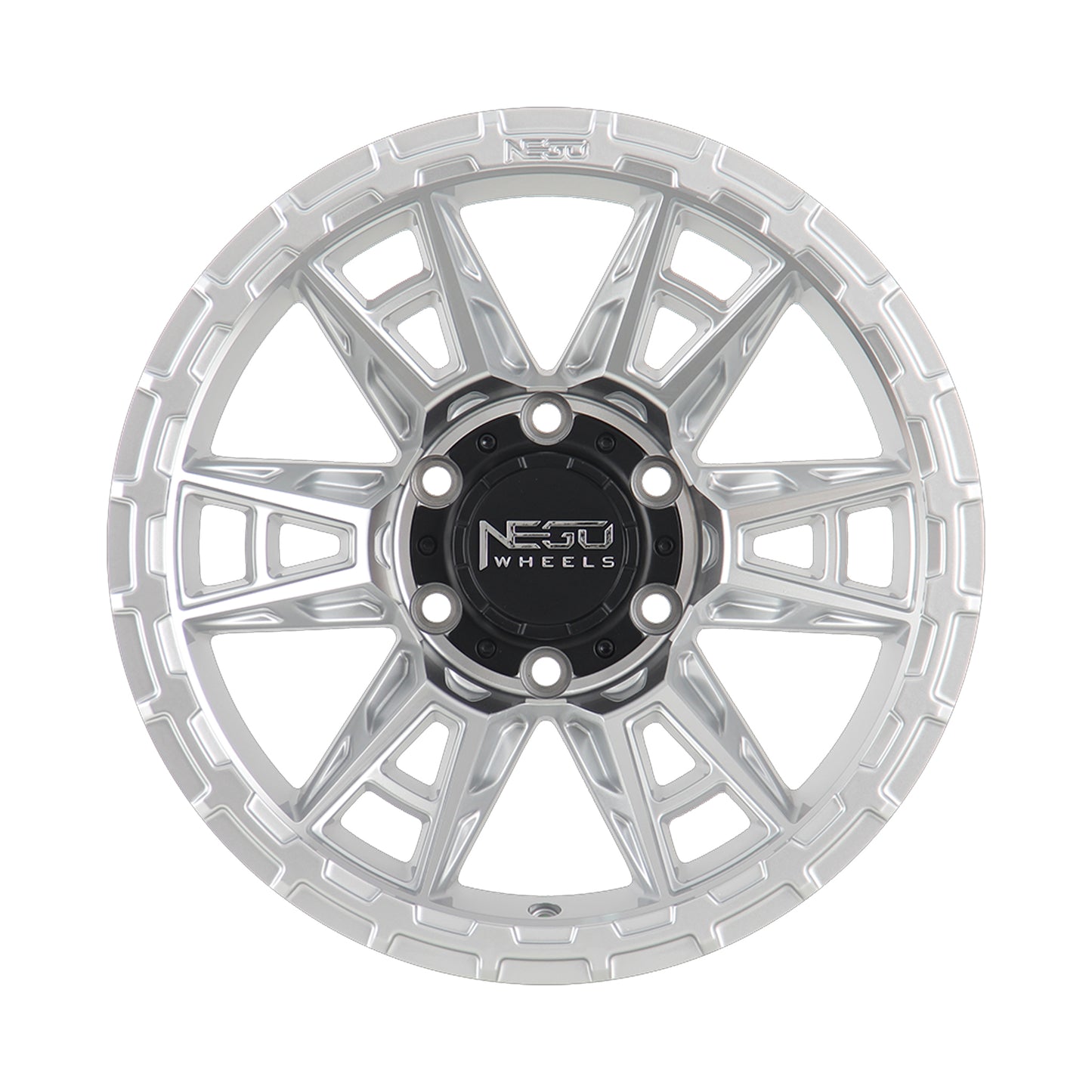NEGU10 17x8.5 ET12 (6x139.7) CB110- Silver Machined Face