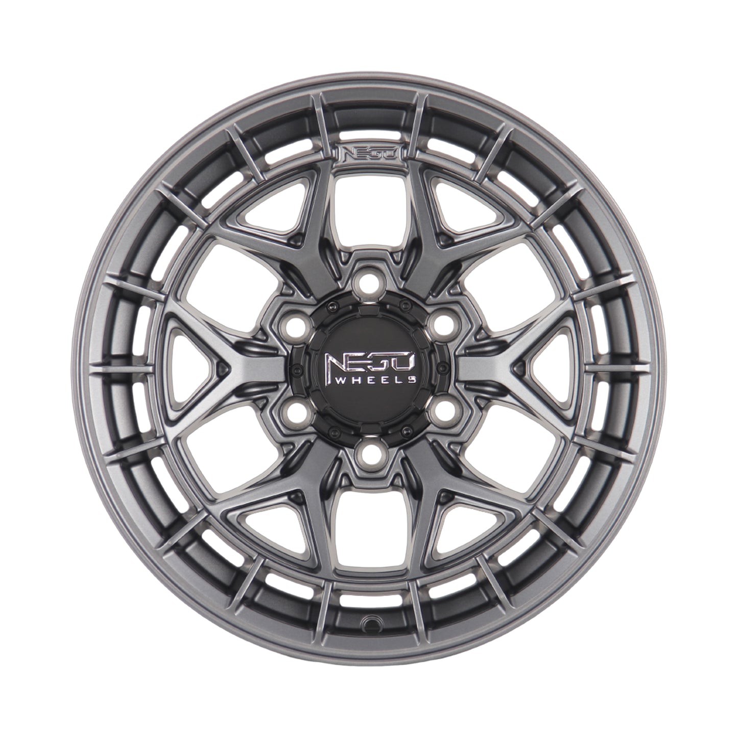 NEGU13-17x8.5 ET35 (6x139.7) CB106.2- Matte Gunmetal