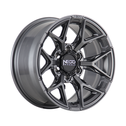 NEGU14 - 17x8.5 ET35 (6x139.7) CB106.2 - Matte Gunmetal